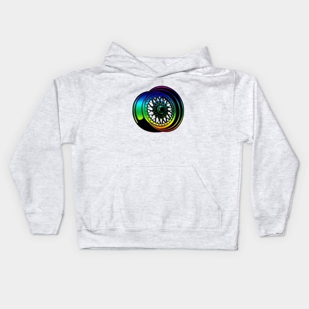 BBS Wheels Kids Hoodie by illest